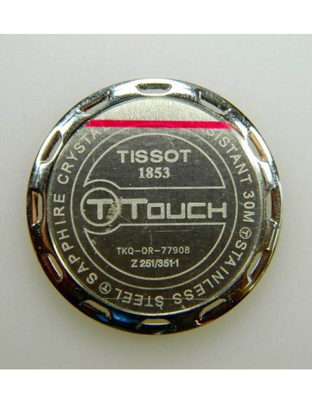 Tissot T Touch fond de boîte