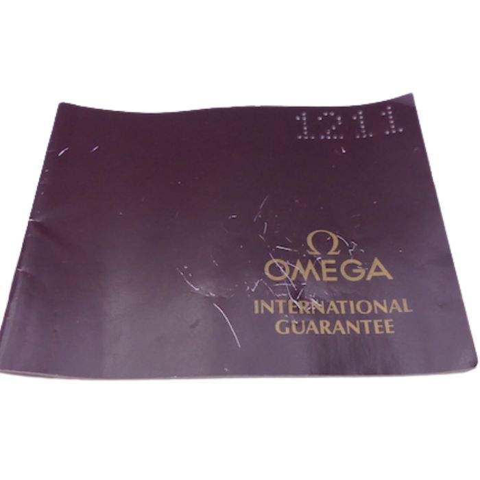 Omega 1211 Garantie vierge - International Guarantee
