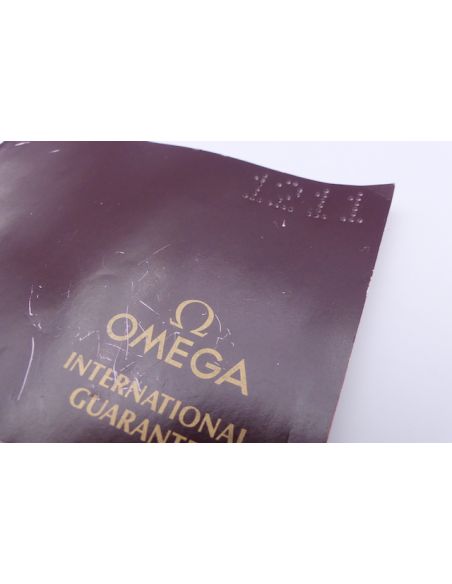 Omega 1211 Garantie vierge - International Guarantee