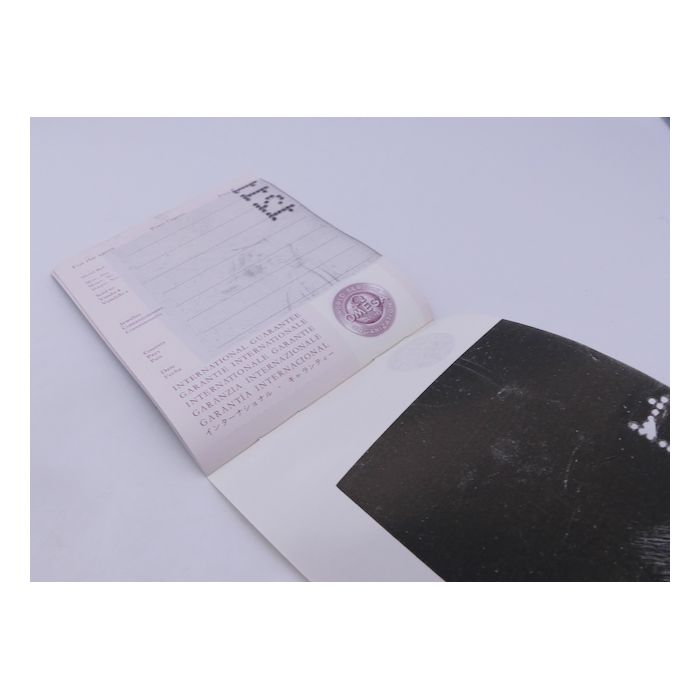 Omega 1211 Garantie vierge - International Guarantee