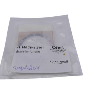 Oris 7541 Regulator Insert de lunette - Scale for bezel
