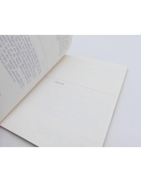 Blancpain livret de Garantie vierge - Guarantee booklet