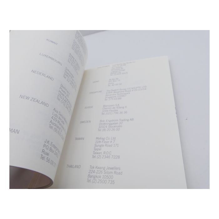 Blancpain livret de Garantie vierge - Guarantee booklet