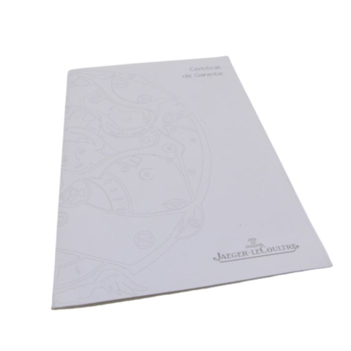 Jaeger-Lecoultre Certificat de Garantie vierge - Guarantee booklet