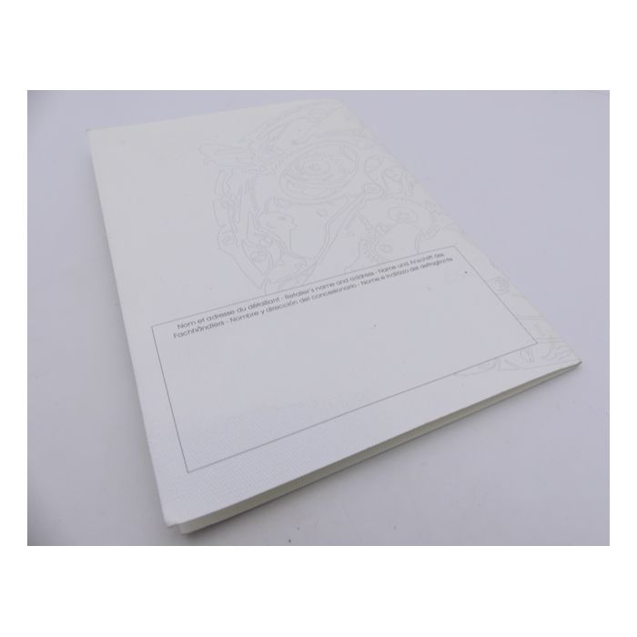 Jaeger-Lecoultre Certificat de Garantie vierge - Guarantee booklet