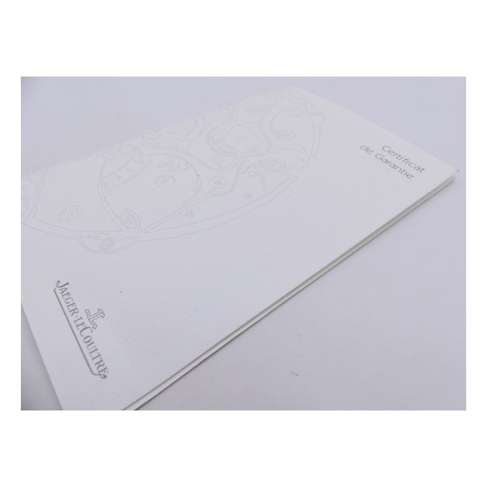 Jaeger-Lecoultre Certificat de Garantie vierge - Guarantee booklet