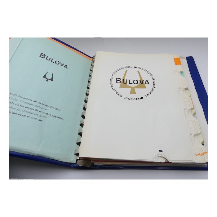Bulova Catalogue des pièces - Repair parts Catalogue - Tome II + III