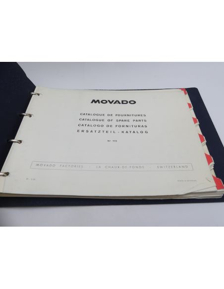 Movado Catalogue des fournitures - Spare parts Catalogue 