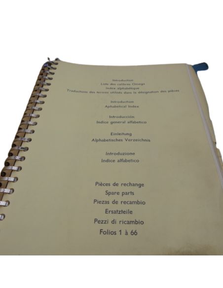 Omega Catalogue technique 1960 - Utilization of spare parts