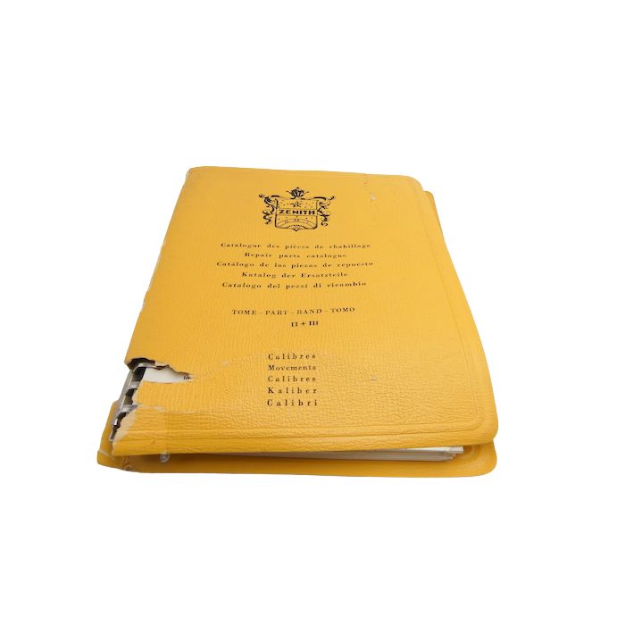 Zenith Catalogue des pièces - Repair parts Catalogue - Tome II + III