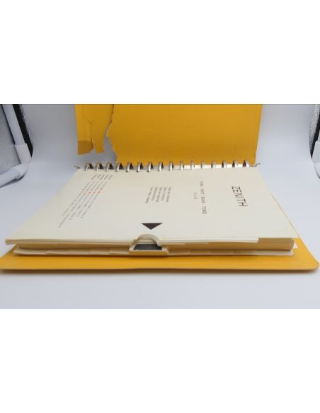 Zenith Catalogue des pièces - Repair parts Catalogue - Tome II + III
