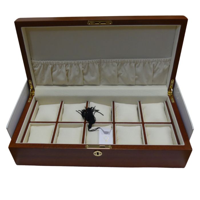 Coffret 10 montres en bois