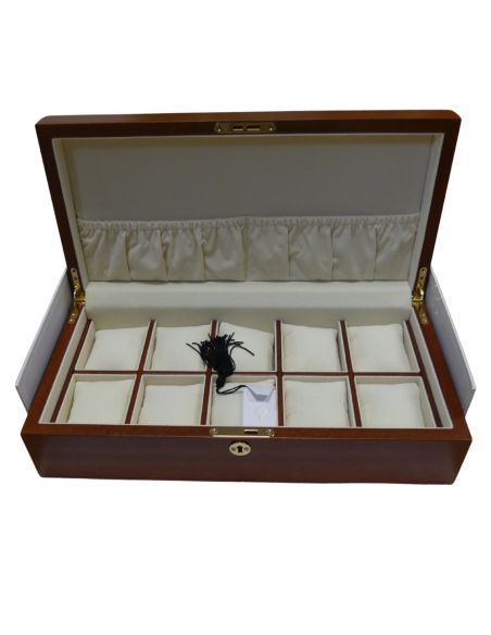 Coffret 10 montres en bois