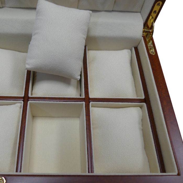 Coffret 10 montres en bois