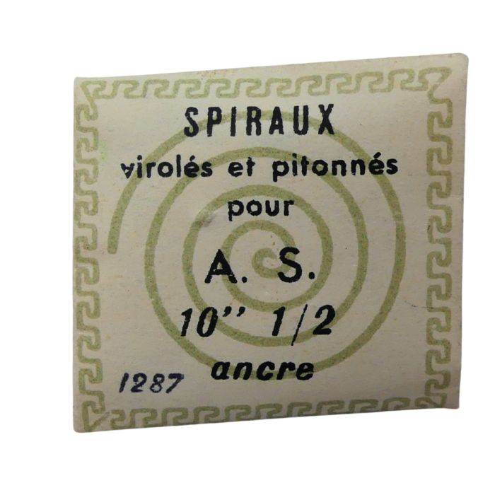 AS 1287 - 721 Balancier avec spiral plat (à l'unité) - Balance with flat hairspring regulated (per unit)