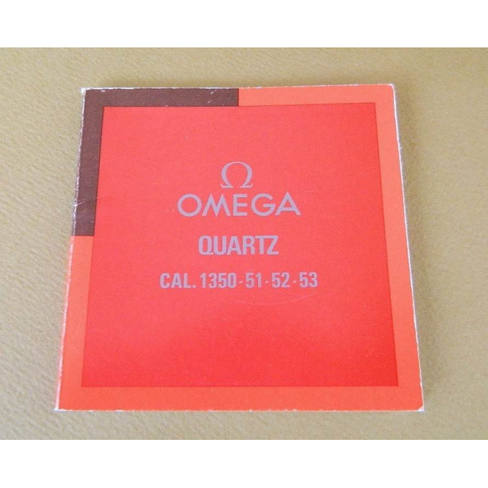 Livret OMEGA - Calibre 1350 - 51 - 52 -53