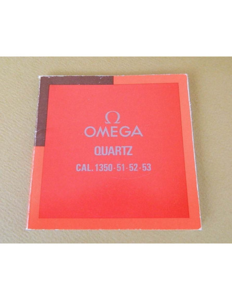 Livret OMEGA - Calibre 1350 - 51 - 52 -53