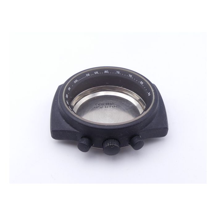 Lemania 1873 Boîtier PVD noir - Black case with strap