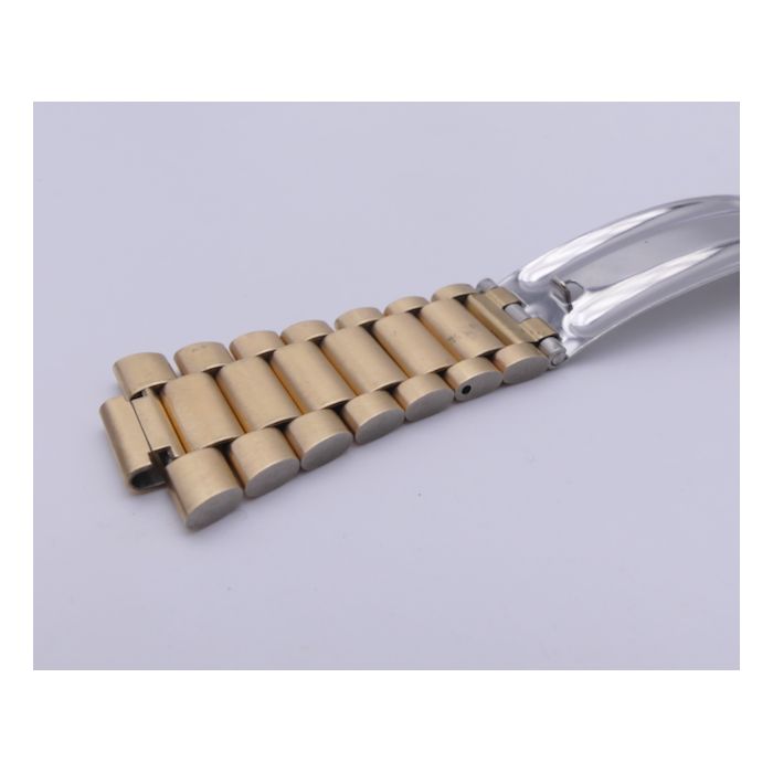 Pulsar Calculator Time computer Bracelet doré - gold filled strap - 1977