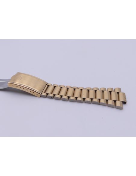 Pulsar Calculator Time computer Bracelet doré - gold filled strap - 1977