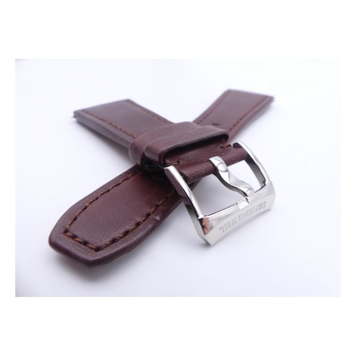 Raymond Weil bracelet cuir avec boucle - Leather strap - 26mm