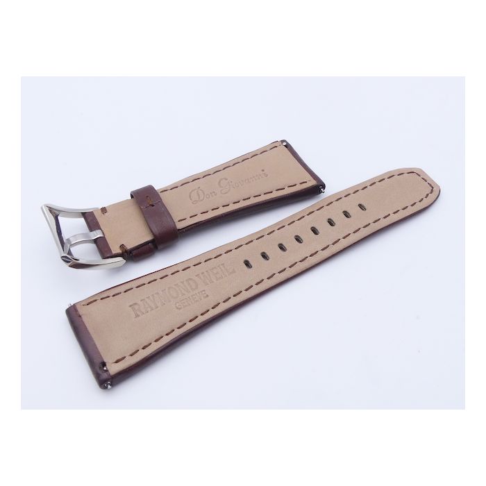 Raymond Weil bracelet cuir avec boucle - Leather strap - 26mm