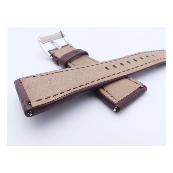 Raymond Weil bracelet cuir avec boucle - Leather strap - 26mm