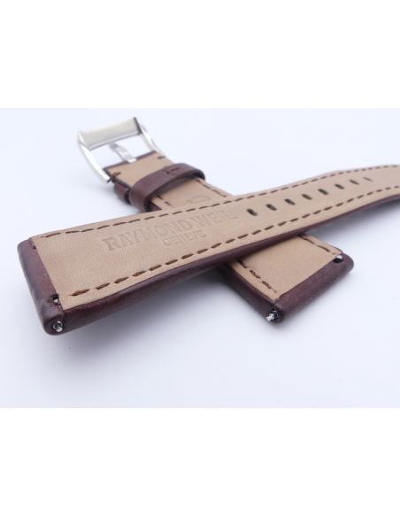 Raymond Weil bracelet cuir avec boucle - Leather strap - 26mm