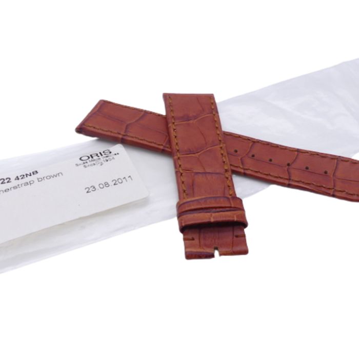 copy ofOris Bracelet cuir - Leather strap 07 5 22 70NB