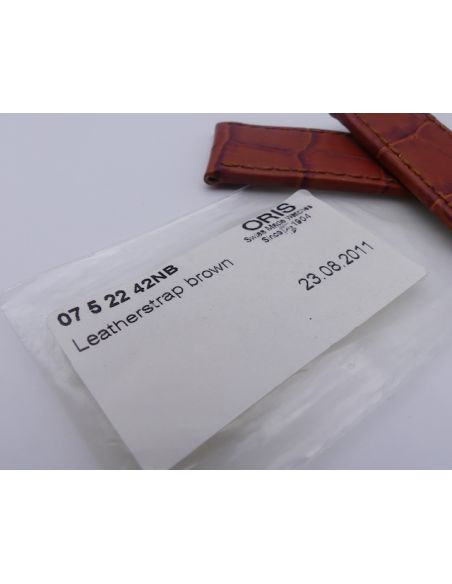 copy ofOris Bracelet cuir - Leather strap 07 5 22 70NB