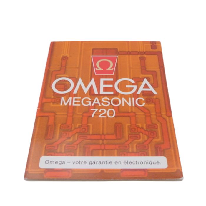 Omega Megasonic 720 Livret - Booklet 
