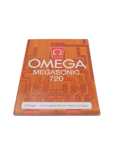 Omega Megasonic 720 Livret - Booklet 