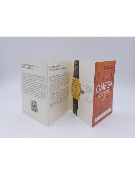 Omega Megasonic 720 Livret - Booklet 