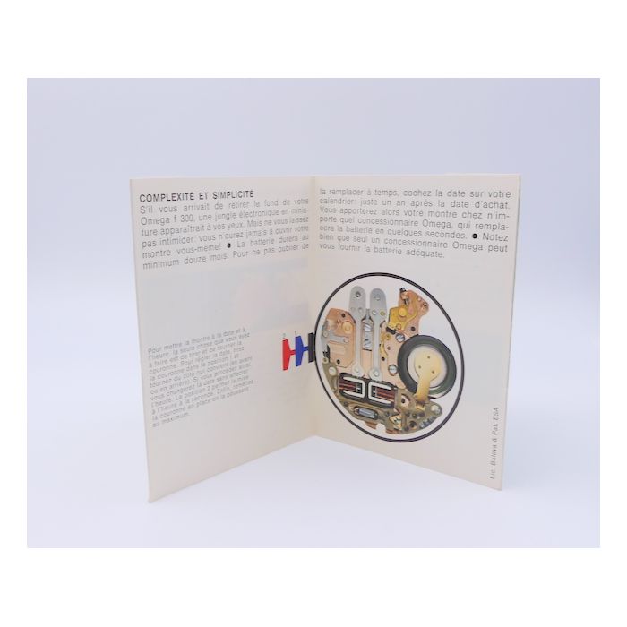 Omega Electronic F300 Livret - Booklet 