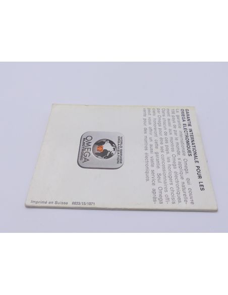 Omega Electronic F300 Livret - Booklet 