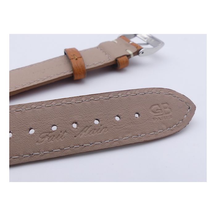Gérard Bouveret bracelet Autruche 17mm - Ostrich strap - Reverso