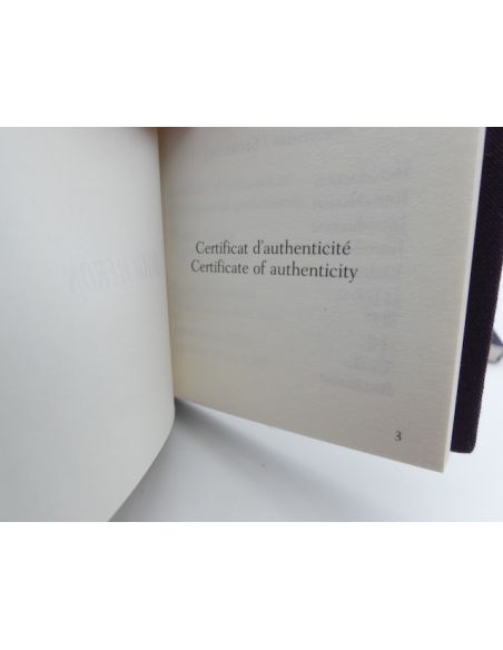 Boucheron Garantie internationale vierge - International Guarantee