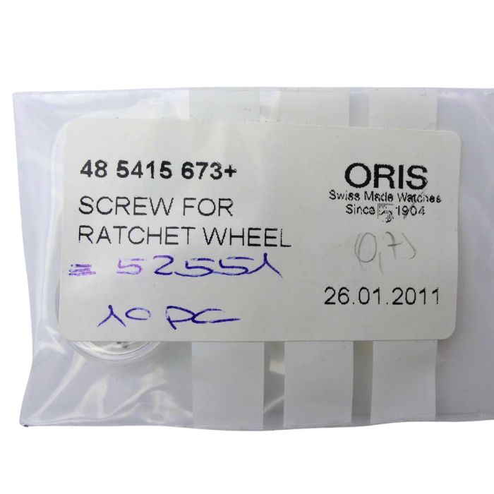 Oris 673 - 5415 Vis de rochet (à l'unité) - Ratchet wheel (per unit)