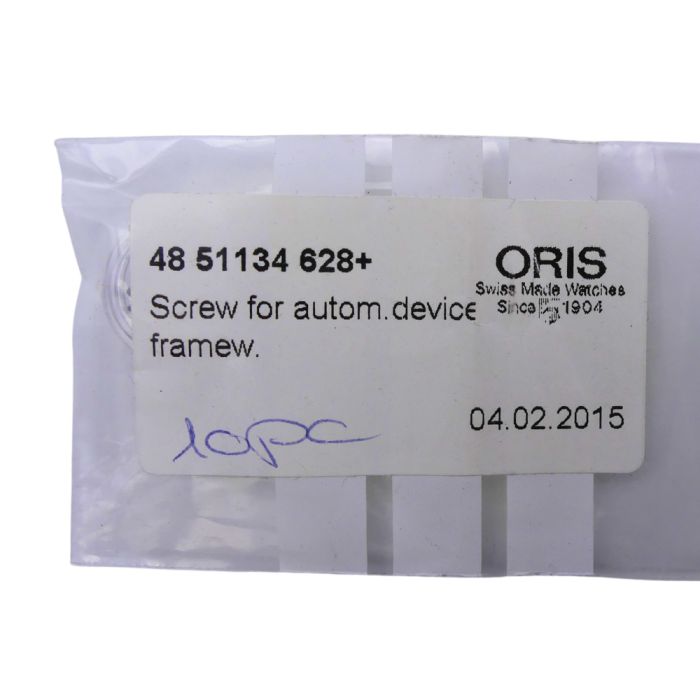 Oris 628 - 51134 Vis de batî du dispositif automatique (à l'unité) - Framework for automatic device screw (per unit)