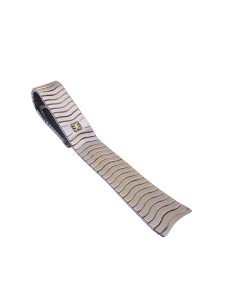 copy ofEbel 0185 bracelet wave or/acier - steel/gold strap - 15mm