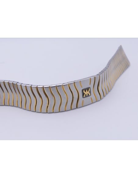 copy ofEbel 0185 bracelet wave or/acier - steel/gold strap - 15mm