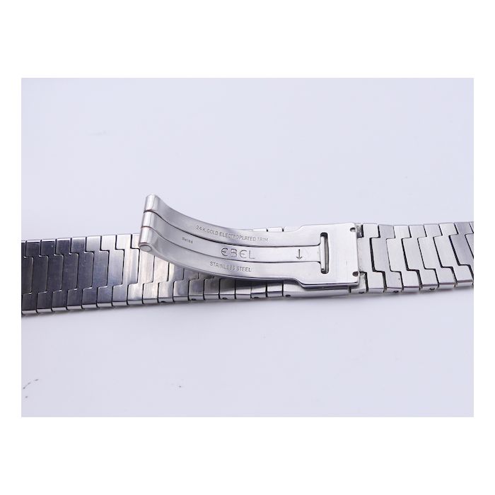 copy ofEbel 0185 bracelet wave or/acier - steel/gold strap - 15mm