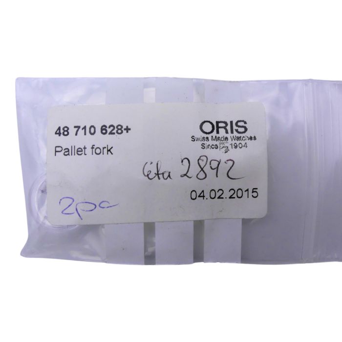 Oris 628 - 710 Ancre montée (à l'unité) - Jewelled pallet fork and staff (per unit)