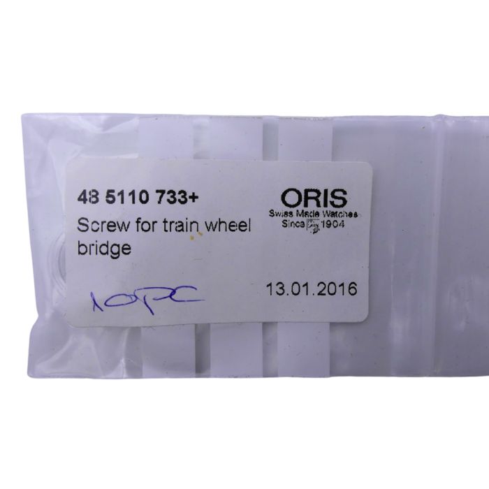 Oris 733 - 5110 Vis de pont de rouage (à l'unité) - Train wheel bridge screw (per unit)