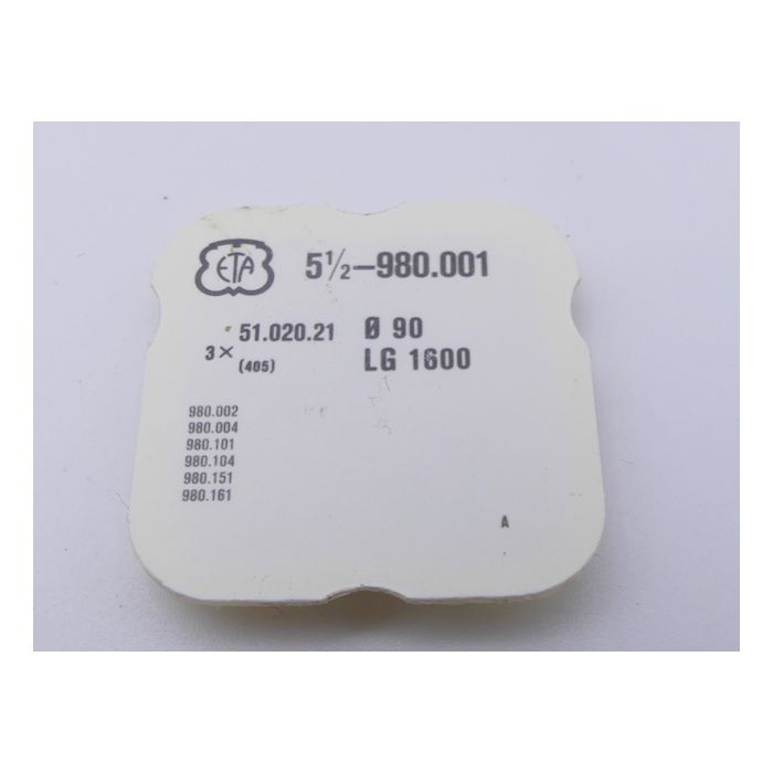 ETA 980.001 - 401 Tige - Winding stem