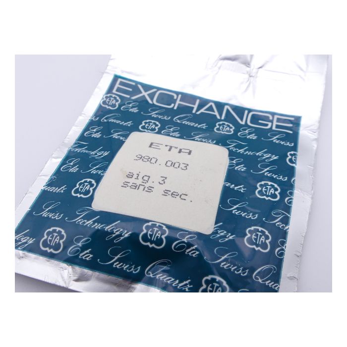 ETA 980. 003 Mouvement - Movement