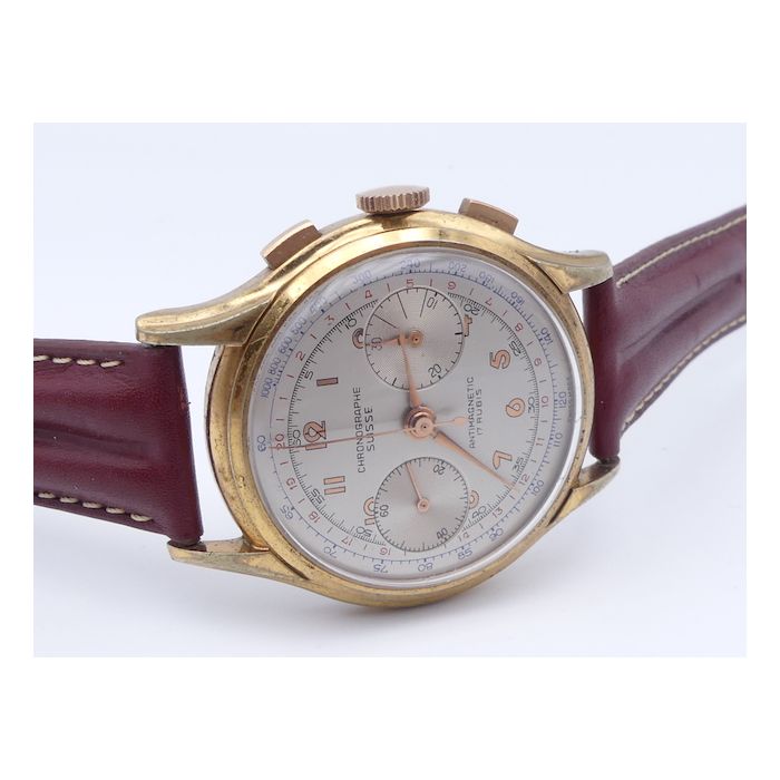 Chronographe Suisse - Landeron 48 Chronographe vintage