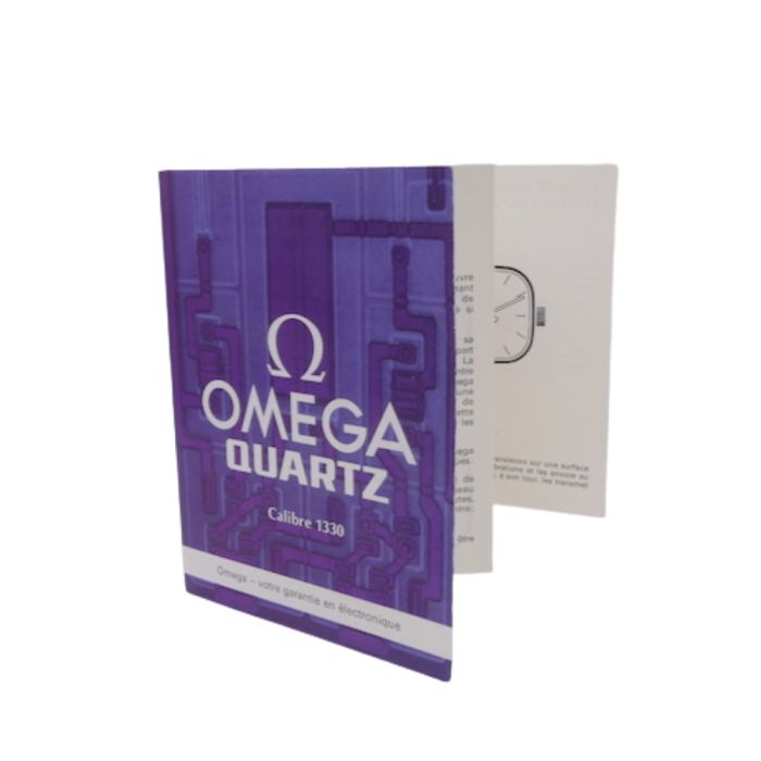 Omega Quartz 1330 Livret - Booklet 