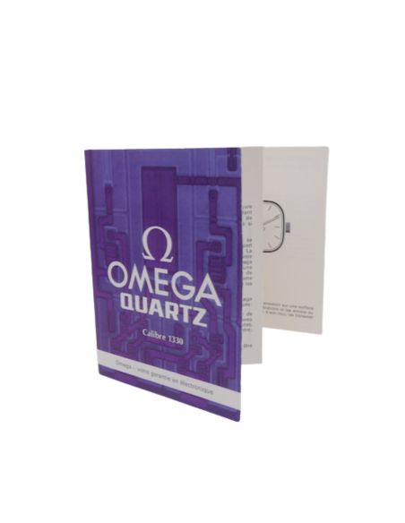Omega Quartz 1330 Livret - Booklet 