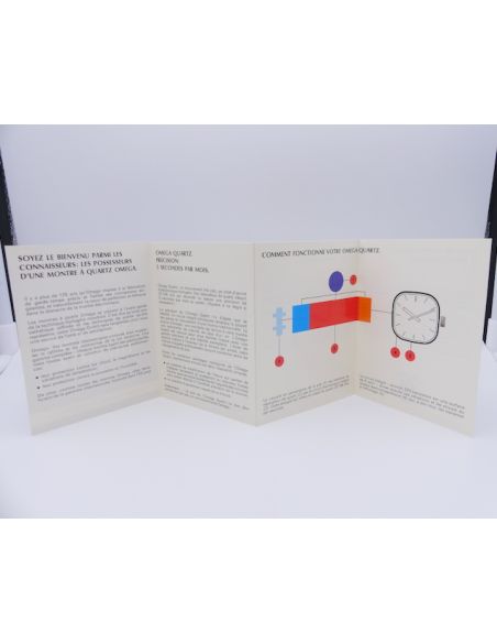 Omega Quartz 1330 Livret - Booklet 
